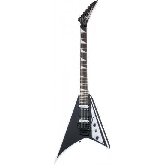 Jackson JS32 Rhoads Floyd Rose Amaranth Klavye Black with White Bevels Elektro Gitar 2910137572 Jackson JS32 Rhoads Floyd Rose Amaranth Klavye Black with White Bevels Elektro Gitar 2910137572