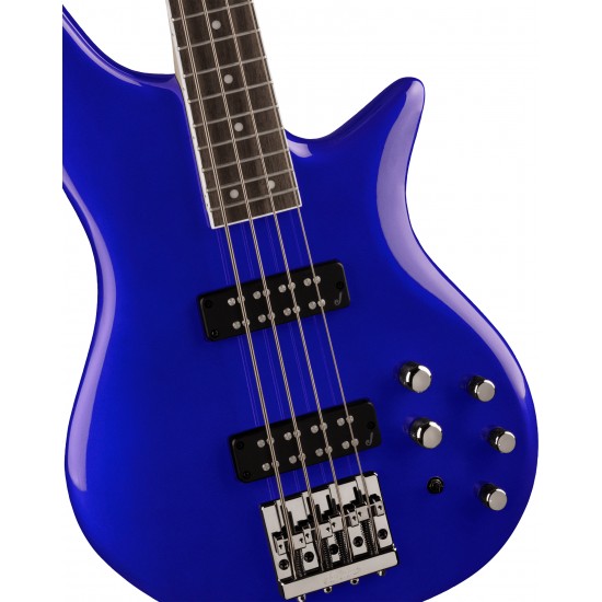 Jackson JS Serisi Spectra Bass JS3 Laurel Klavye Indigo Blue Bass Gitar 2919914527 Jackson JS Serisi Spectra Bass JS3 Laurel Klavye Indigo Blue Bass Gitar 2919914527