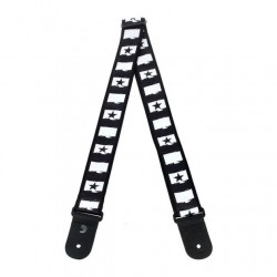 Planet Waves Yıldız/Siyah Gitar Askısı 50C01