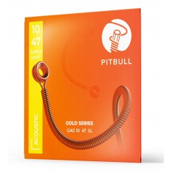 Pitbull Strings Gold Series GAG 10-47 SL Akustik Gitar Teli 10-47 