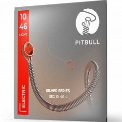 Pitbull Strings Silver Series SEG 10-46 L Elektro Gitar Teli Pitbull Strings Silver Series SEG 10-46 L Elektro Gitar Teli