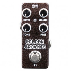 X Vive Golden Brownie Distortion Gitar Pedalı T1 X Vive Golden Brownie Distortion Gitar Pedalı T1