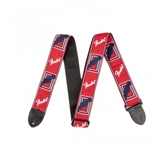 Fender Monogrammed Strap RED/WHITE/BLUE 0990682000