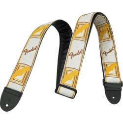 Fender Monogrammed Strap WHITE/BROWN/YELLOW 0990683000