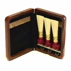 EM Tahta 3' lü Fagot Kamış Kutusu Maun 913203.19