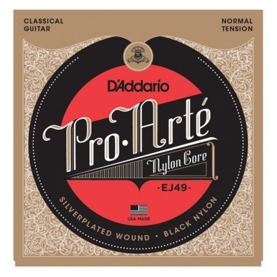 D'addario EJ49 Siyah Klasik Gitar Teli 