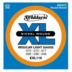 D'addario 0.10 Elektro Gitar Teli EXL110