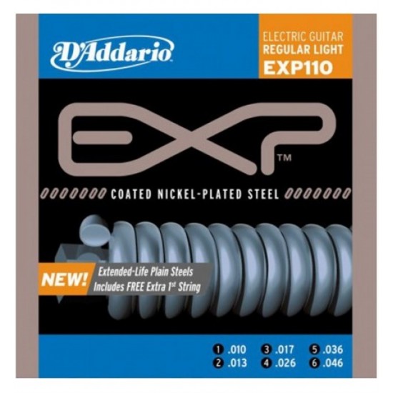 D'addario EXP110 0.10 Elektro Gitar Teli 