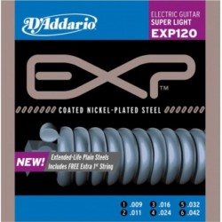 D'addario EXP120 0.09 Elektro Gitar Teli 