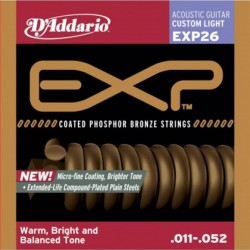 D'addario EXP 0.11 Akustik Gitar Teli 