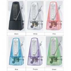 Fzone Siyah-Beyaz-Pembe-Mavi-Mor-Yeşil Mekanik Metronom FM310