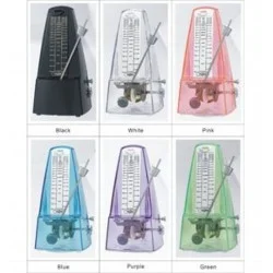 Fzone Siyah-Beyaz-Pembe-Mavi-Mor-Yeşil Mekanik Metronom FM310