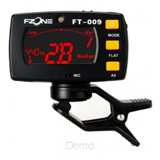 Fzone Gitar Clip Tuner FT009