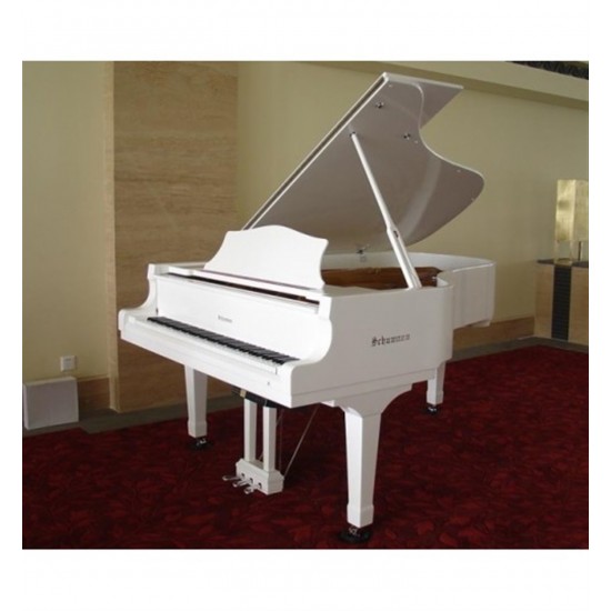 Schumann 152cm Çeyrek Kuyruklu Beyaz Akustik Piyano GP-152 WHITE
