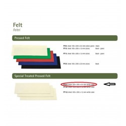 Pisoni Beyaz Keçe Tabaka 0,5mm 10x30 PF05J