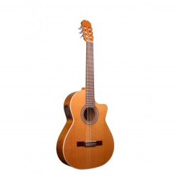 Alvaro No: 55EC Cutaway Elektro Klasik Gitar ALV0690EC