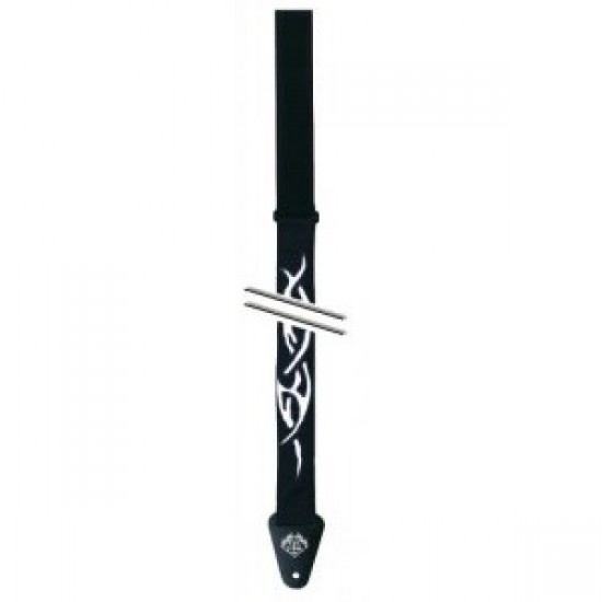 White Tribal Tattoo Gitar Asksı 531018