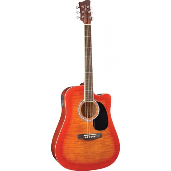 Jay Turser Elektro Akustik Gitar JJ-45-FCET-CS