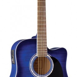 Jay Turser Elektro Akustik Gitar JJ-45-FCET-BLSB