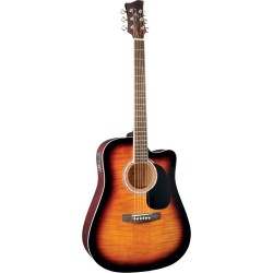 Jay Turser Elektro Akustik Gitar JJ-45-FCET-TSB