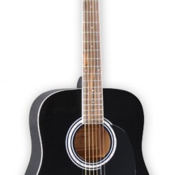 Jay Turser Siyah Akustik Gitar JJ-45-BK