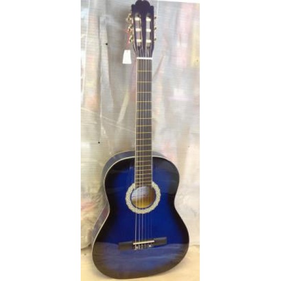 Picaldi XFP39-11BSB Mavi Şeritli 4/4 Klasik Gitar 