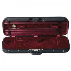 Gewa Maestro Siyah/Kırmızı Keman Kutusu 309510 Gewa Maestro Siyah/Kırmızı Keman Kutusu 309510