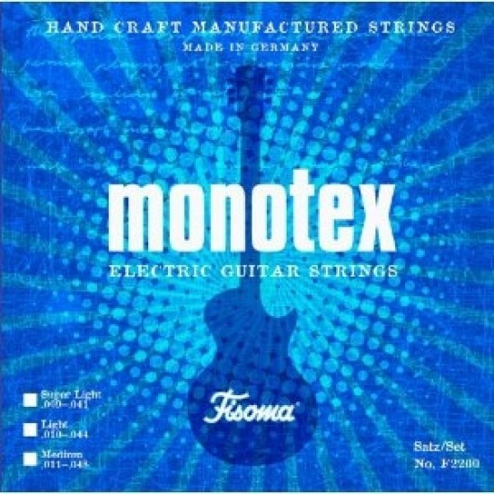 Lenzner Fisoma Monotex 0.10 Set Elektro Gitar Teli F2200 L